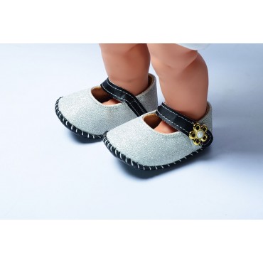 Baby Belly Shoes Silver 