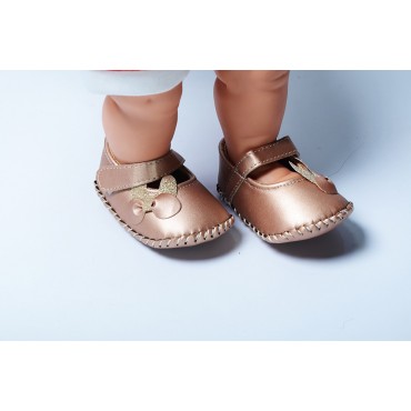 Baby Belly Shoes Brown Bow