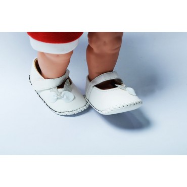 Baby Belly Shoes White Bow