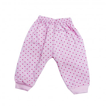 Soft Infant Leggings, Star Print - PINK, MINT, YELLOW (Pack Of 3 Leggings) - Medium Size