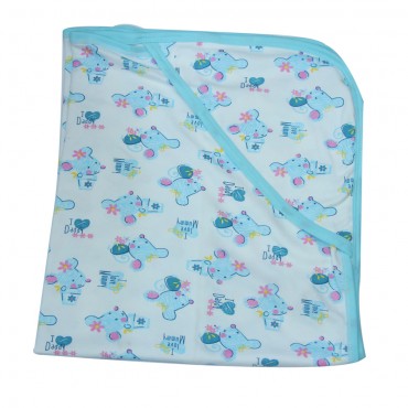 Cozy Soft Baby Hooded Towels, I Love Mummy Print - MINT, PINK, PEACH (Pack of 3 Towels)